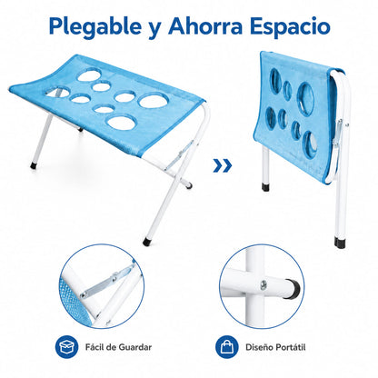 Plegable y ahorra espacio